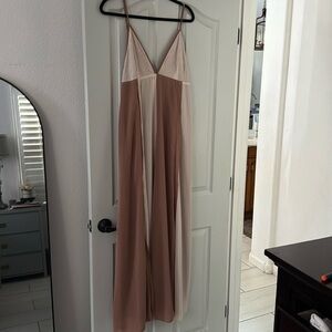 Tan maxi dress